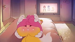 Tails es montado por su culo animación