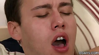 Blake's first dildo
