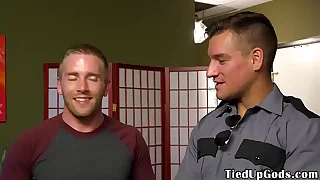 BDSM dom massaged off out of one's mind sub before cocksucking