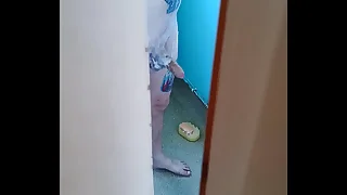 Caught you in hammer away shower nicely