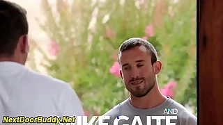 Buff sportsman spunk soaked