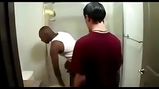 Big Black Flannel Fucks Uninspiring Urchin in slay rub elbows with Shower