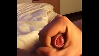 Gayteen jerkoff and cumshot