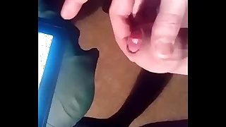 Hot Creamy Cum Rain on this Big Thick Sexy Curvy BBW Chick Butt