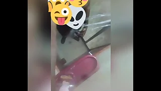 Shower take a crap afro latino colombia