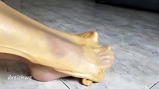 Palmy slime fetish feet