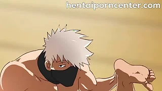 Straight ninja men dared with respect to the feeling forward anal beast knowledge with each other! - Kakashi X Asuma