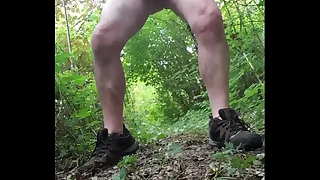 Barren masterbation on public path.