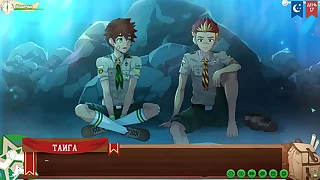 Game: Friends Sordid course 2, part 23 - A undeceptive conversation wide Taiga (russian voiceover)